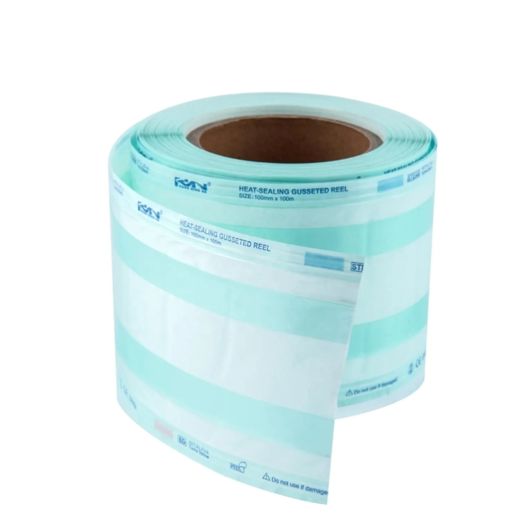 Heat-Sealing Sterilization Gusseted Reel-Paper/Film