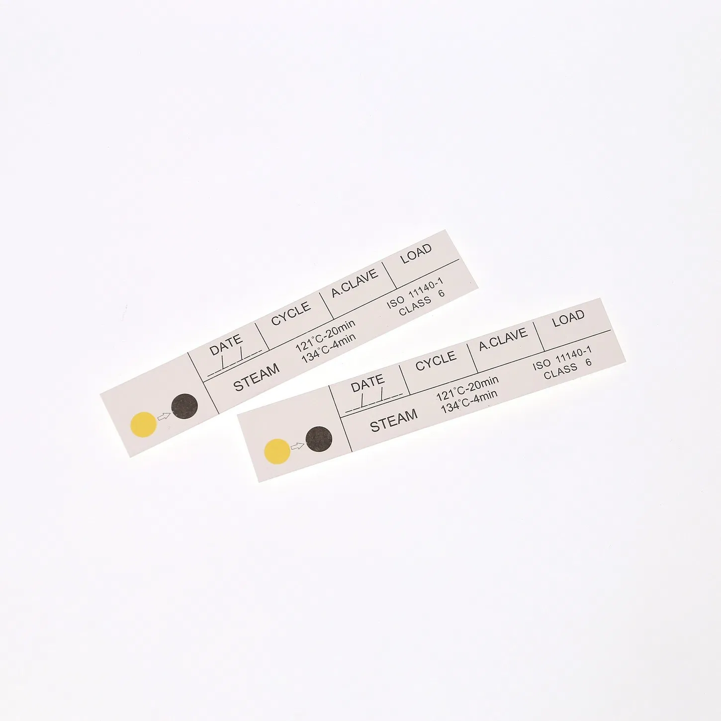 Chemical Plasma Sterilized Class 6 Steam Indicator Strip/ Label/ Tap for Sterilization Process Control