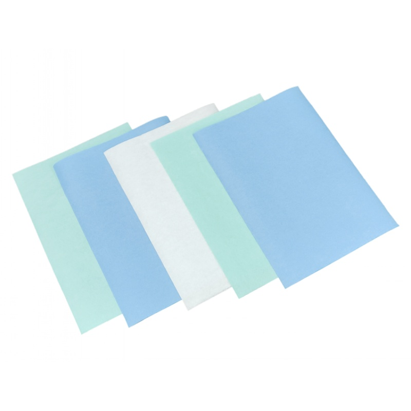 60GSM Medical Grade Sterilization Crepe Paper Green/Blue 500-1000mm Customized OEM