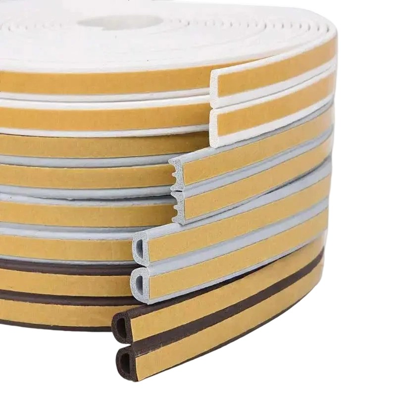 EPDM Foam D-Type Strip for Noise and Dust Reduction