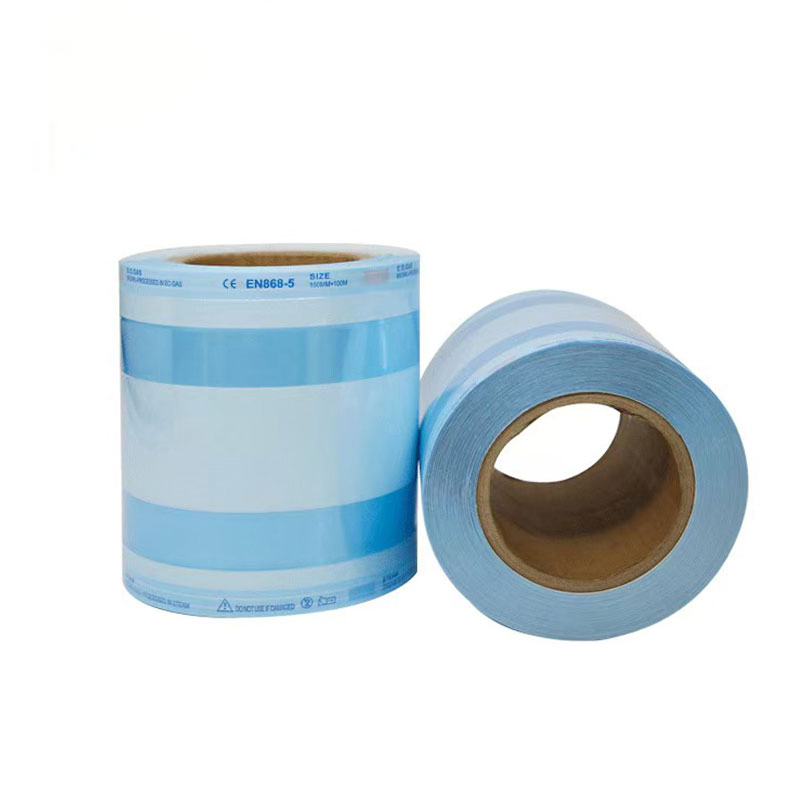 in Stock Disposable Medical Surgical Heat Sealing Sterilization Roll Flat Reel