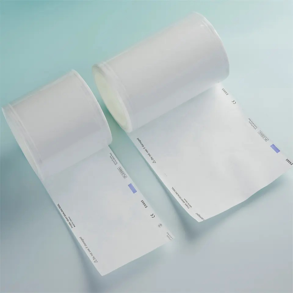 Medical Tyvek and Cold Plasma Sterilisation and Eo Sterilization Reel and Bags OEM Support