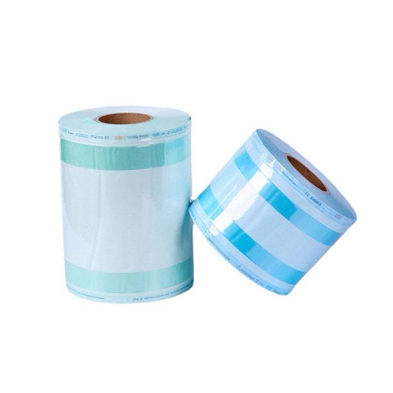 in Stock Disposable Medical Surgical Heat Sealing Sterilization Roll Flat Reel