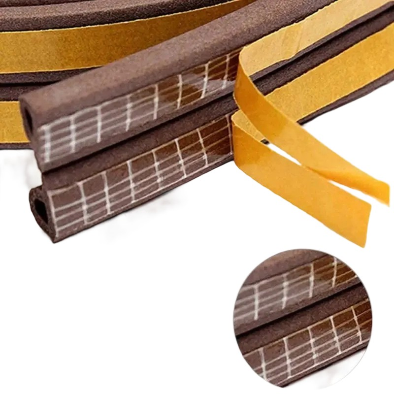 EPDM Foam D-Type Strip for Noise and Dust Reduction
