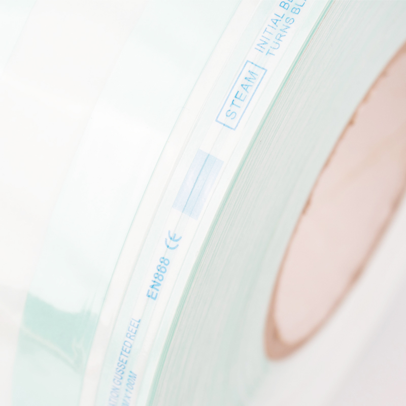 Customized 200mm*150m Medical Guessted Sterilazation Reel
