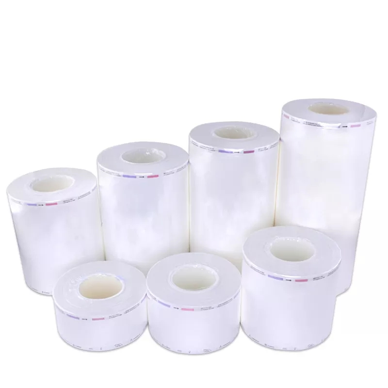 Disposable Medical Sterilization Pouch Roll Tyvek Paper Flat Reel for Hospital