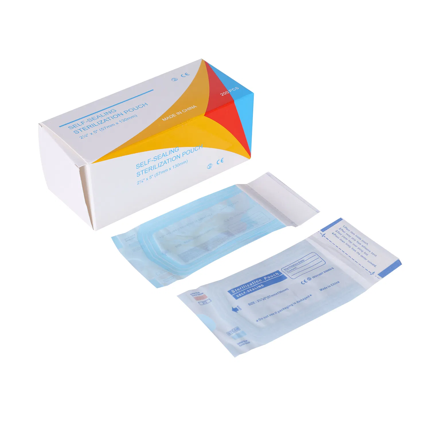 Self Sealing Sterilization Pouch for Medical Instrument