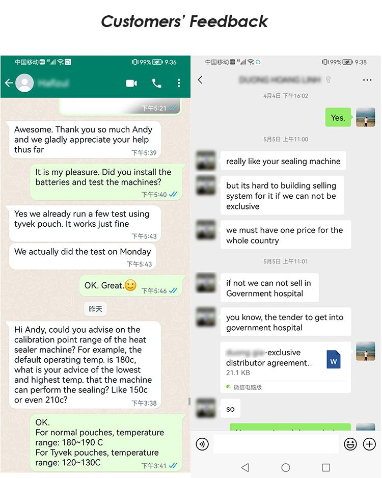 Medical Rotary Sealeri So 11607 En868-5 for Medical Pouches and Reels Tyvek Pouches with Printing