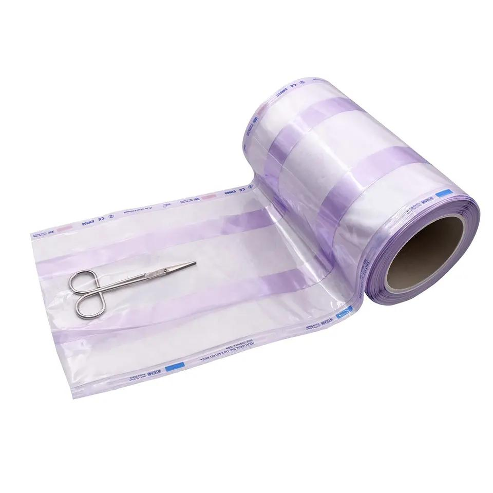 Gusseted Heat-Sealing Sterilization Pouch Reel