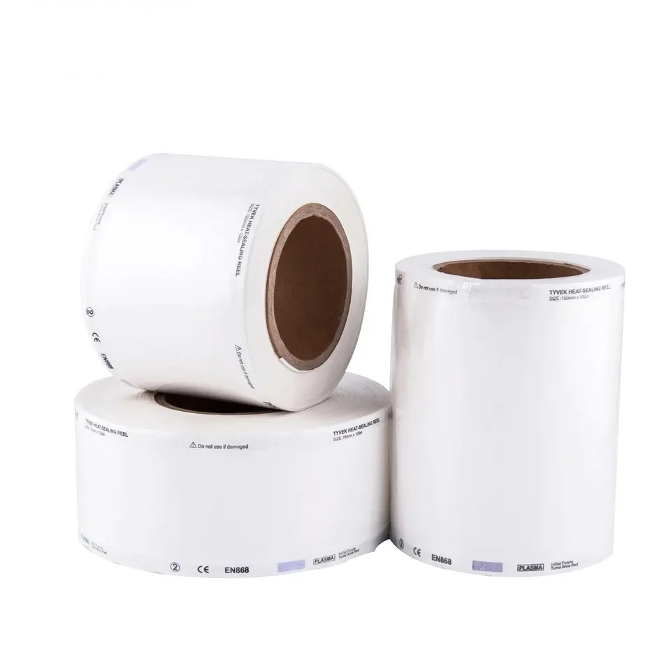 Tyvek Sterilization Roll Steam Bag Packaging Roll Plasma Reel