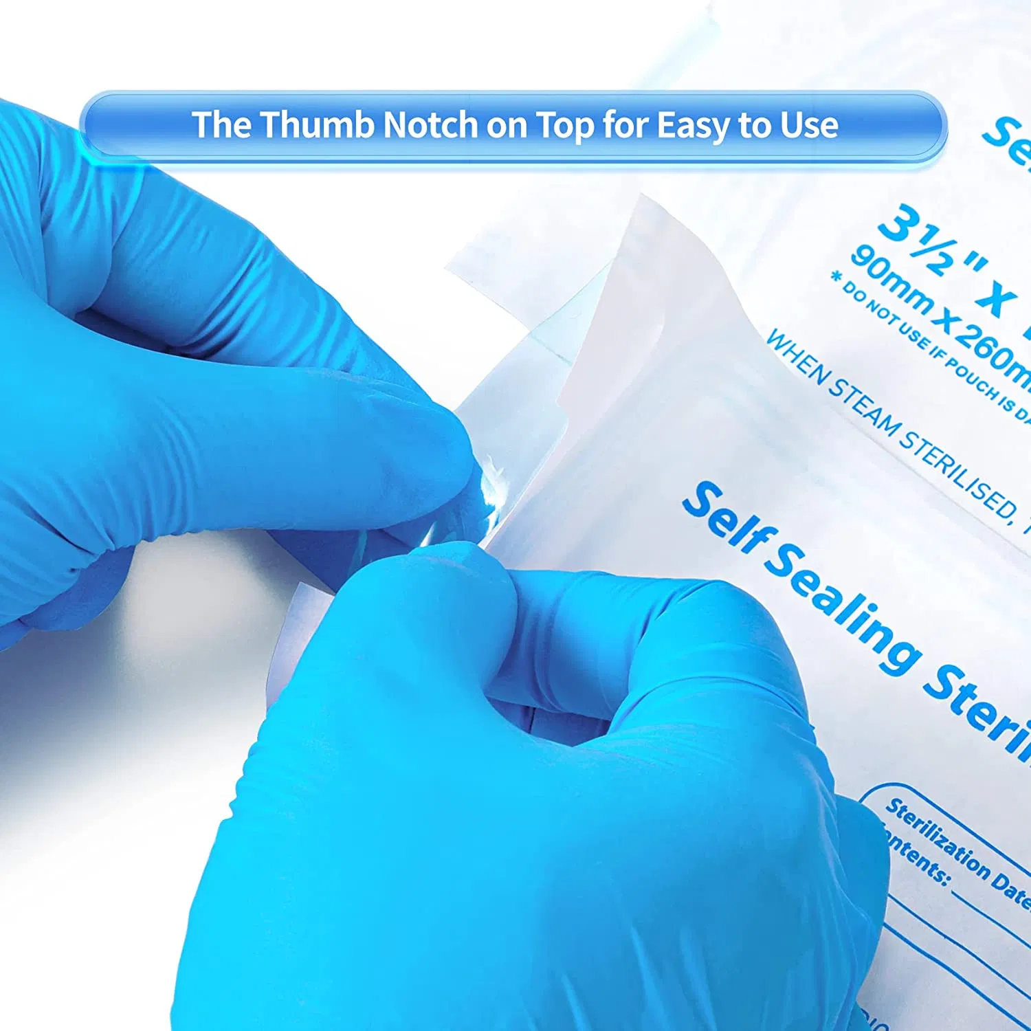 SJ Multicolor Dental Self-sealing Sterilization Pouch Sterilization Pouches for Autoclave