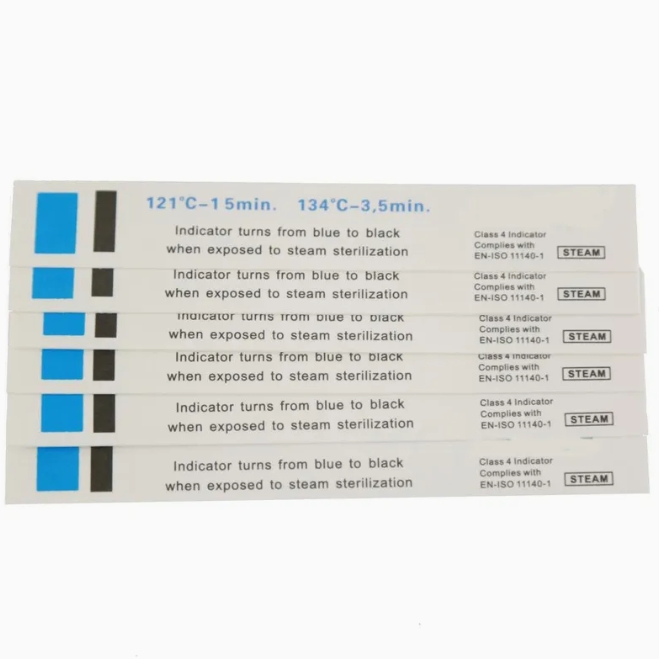 High Quality Class 4/5/6 Autoclave Steam Chemical Indicator Strip