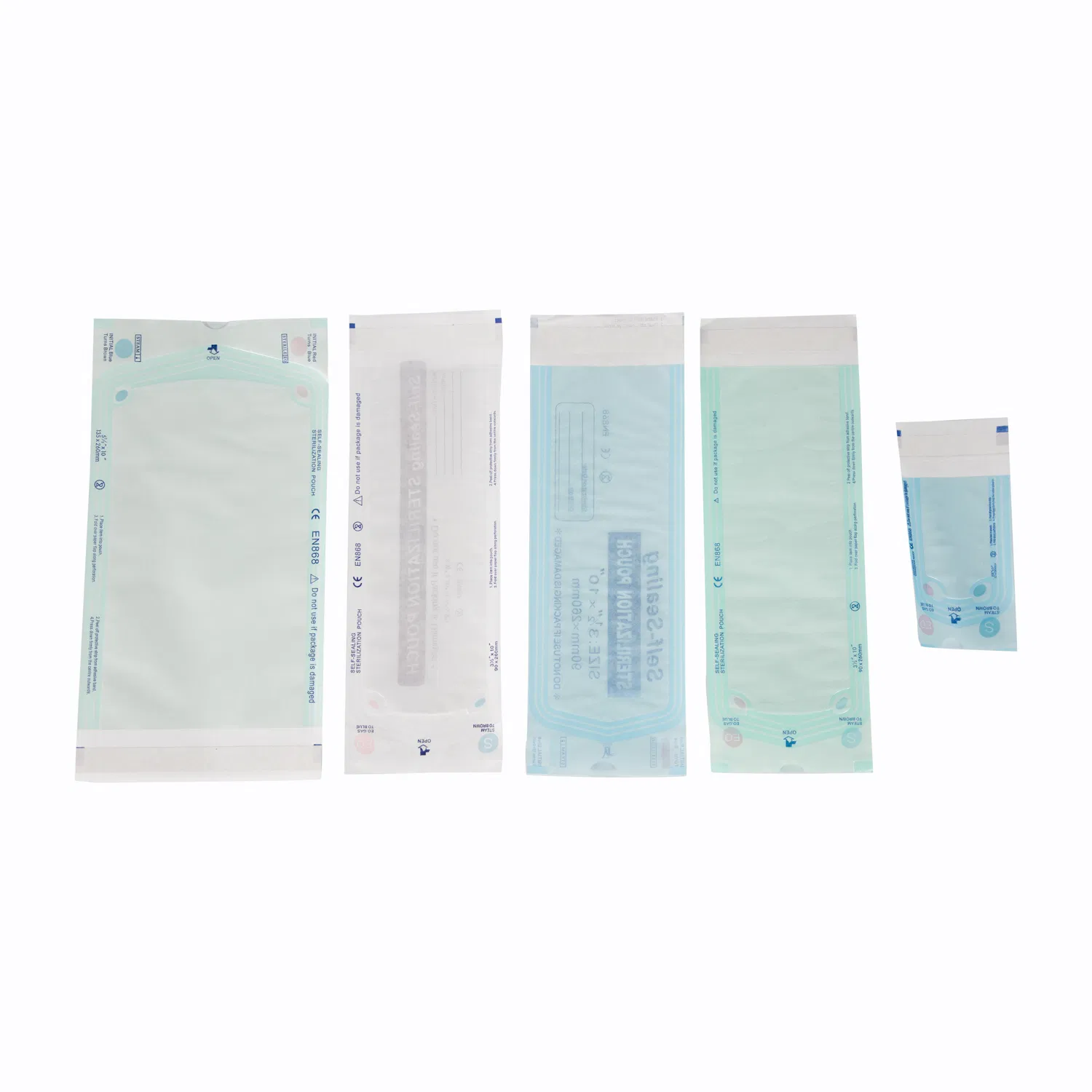 200PCS CE ISO Medical Grade Transparent Packing Heat Sealing Pouch Dental Self Seal Sterilization Pouch