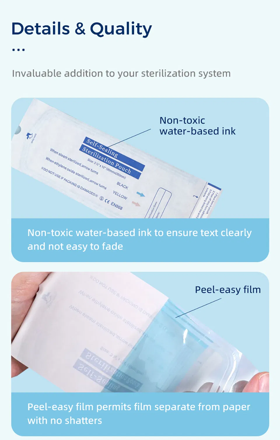 Self-Sealing Sterilization Pouch 6