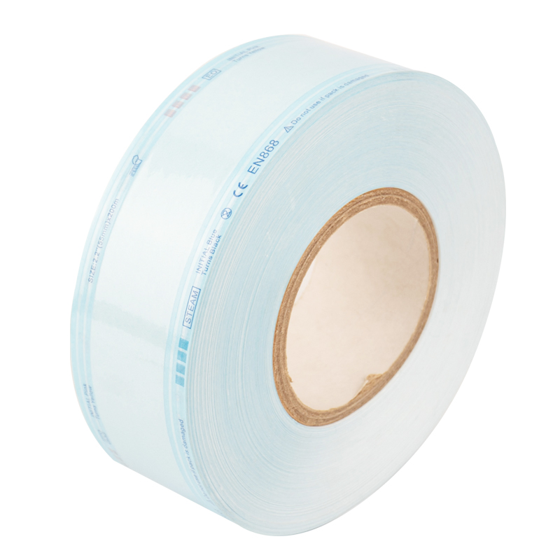 Paper-Plastic Medical Eto Steam Dental Sterilization Packaging Flat Reel