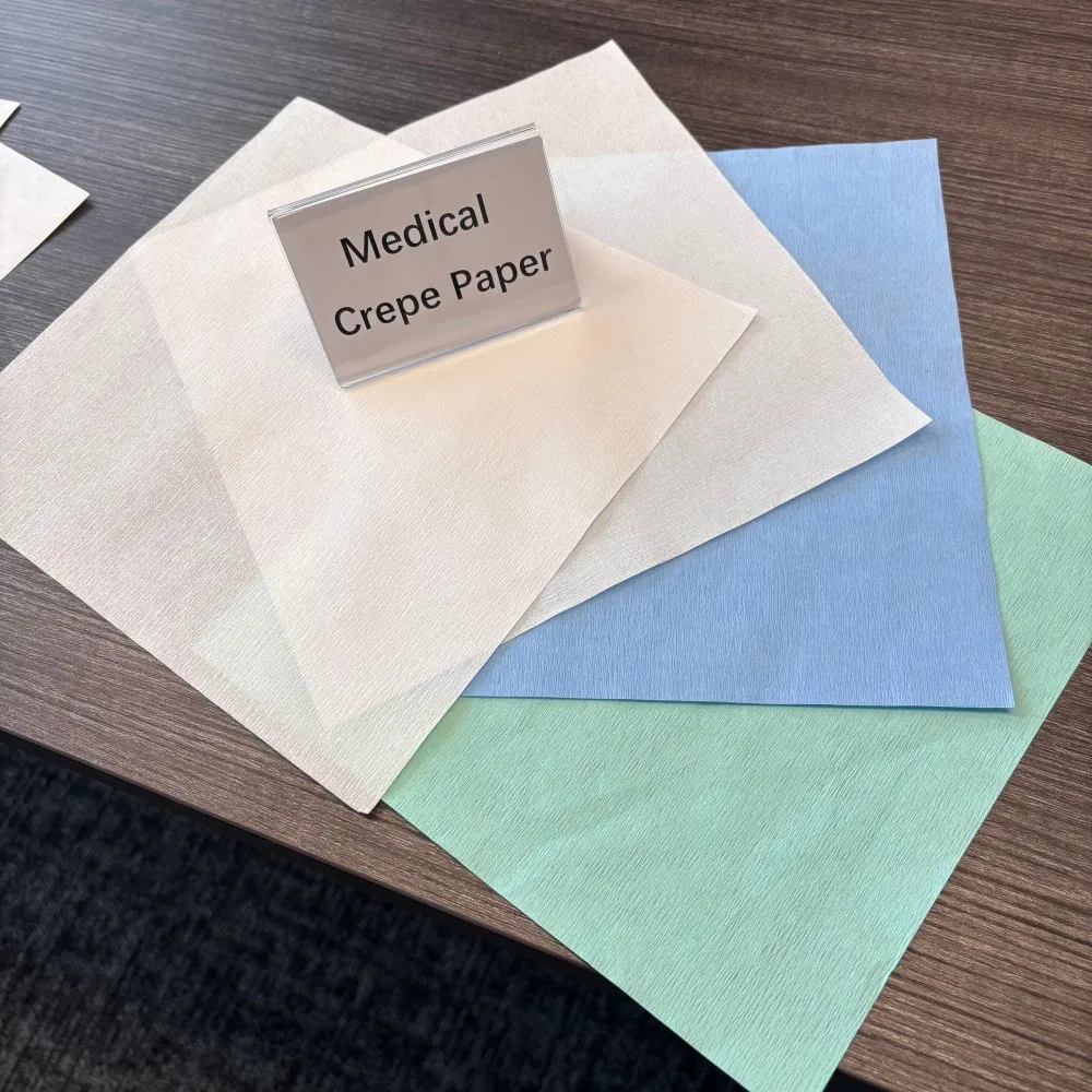 Premium Medical Grade Crepe Paper Jumbo Roll for Safe Sterilization