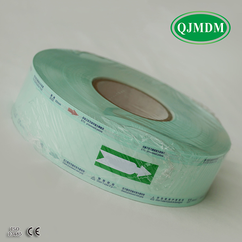 Sterilization Pouch Gusseted Reel Rolls Medical Heat Sealing Dental Sterilization Reel