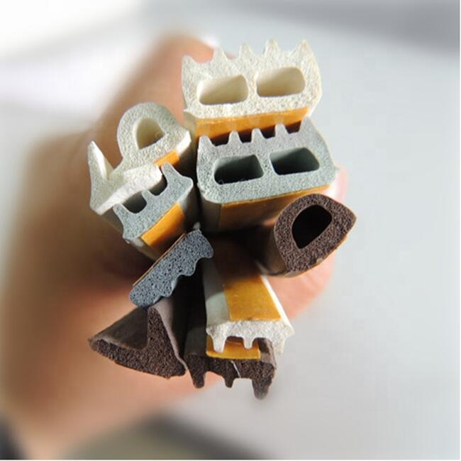E Type Household EPDM Foam Door and Window Self-Adhesive Waterproof Sealing Strip