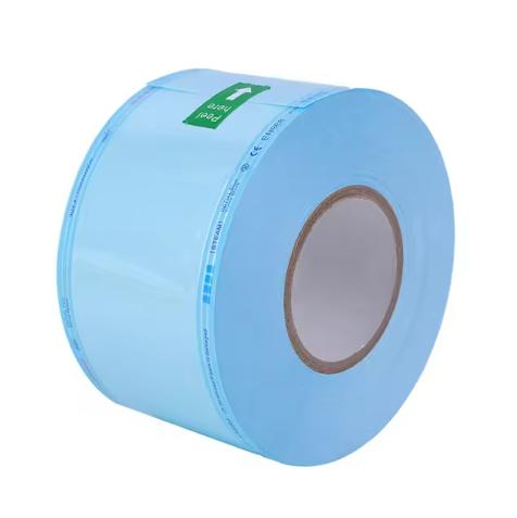 Customized Medical Surgical Device Sterilization Packing Pouches Autoclave Heat Sealing Flat Reels Roll Medicinal Sterilization Reel Sterilization Gusseted