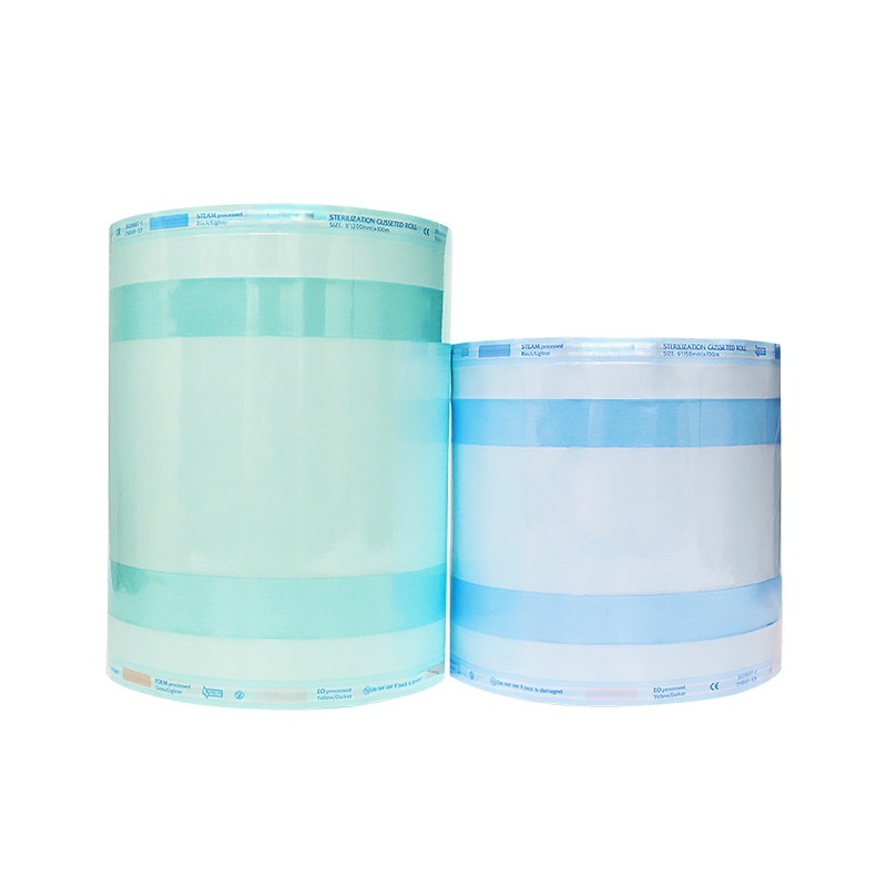 Gusseted Heat-Sealing Sterilization Pouch Reel