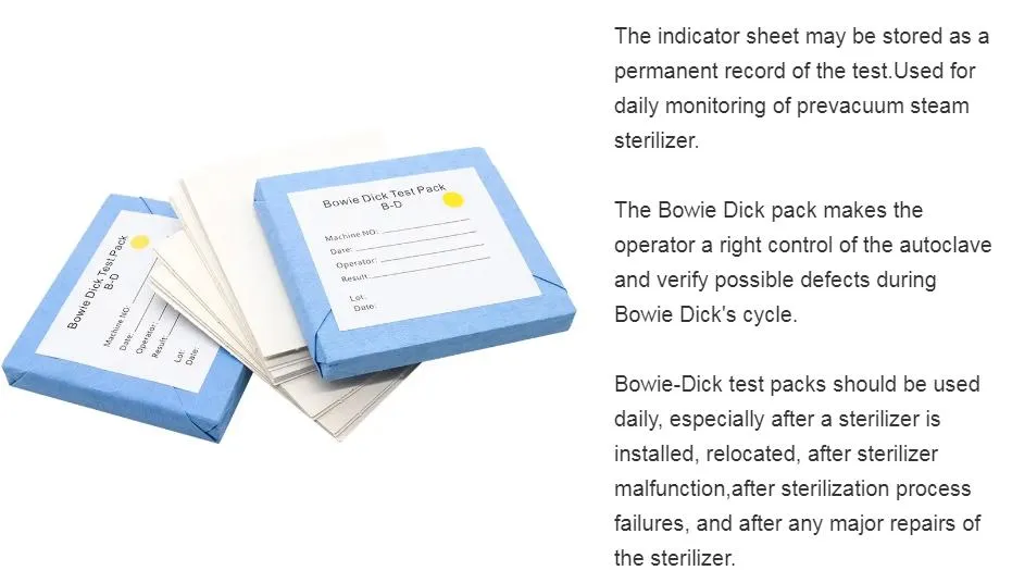 Bowie Dick Test Pack 1