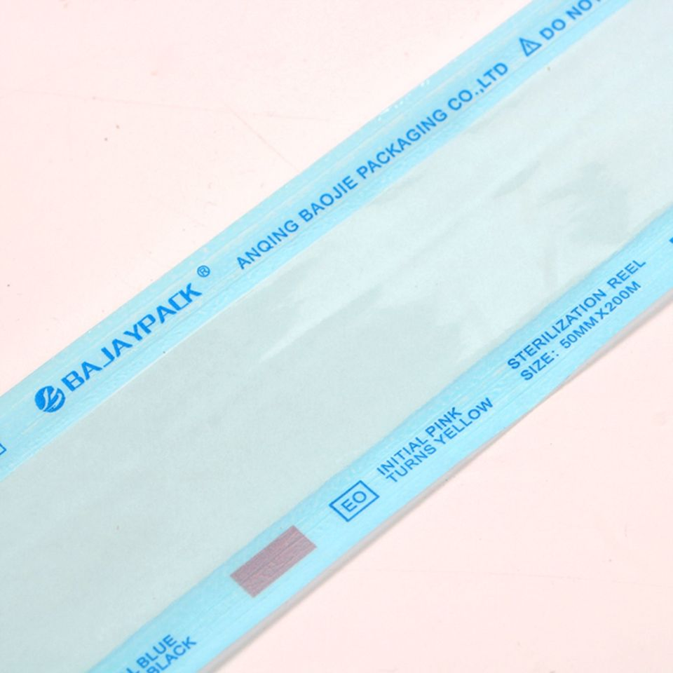 High Quality Medical Packaging Customized Size Sterilization Gusseted Flat Reel Pouch