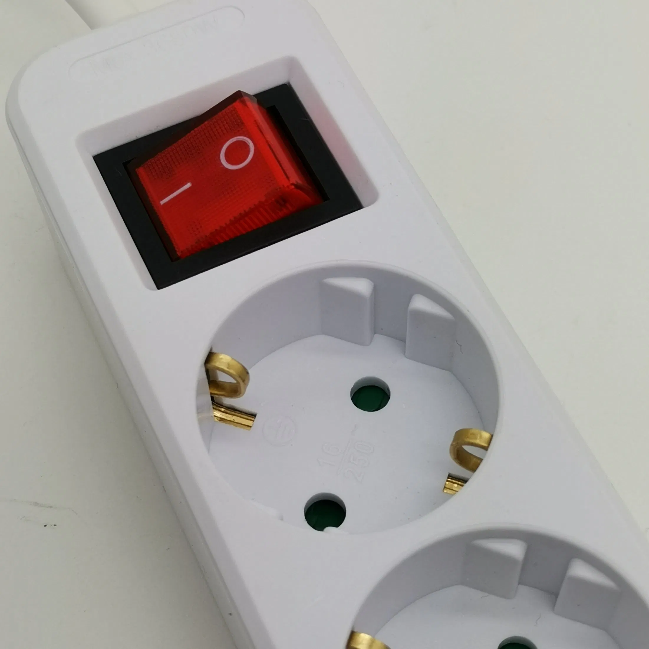 4 Outlet European Power Strip with USB and Type C Charging Ports