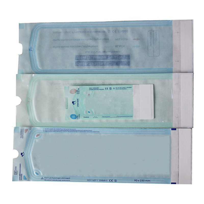 Disposable Dental Medical Self-Sealing Steam Sterilization Packing Paper Pouch