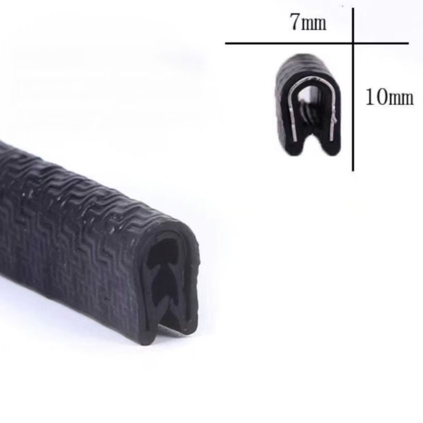 High-Quality Mechanical Stainless Steel and U-Type Rubber Protective Strip