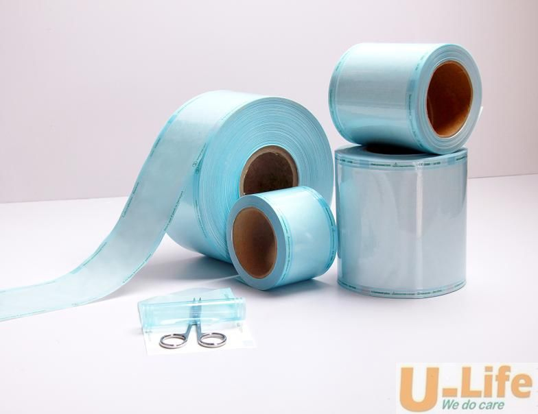Heat Sealing Sterilization Flat Reel Gusseted Roll