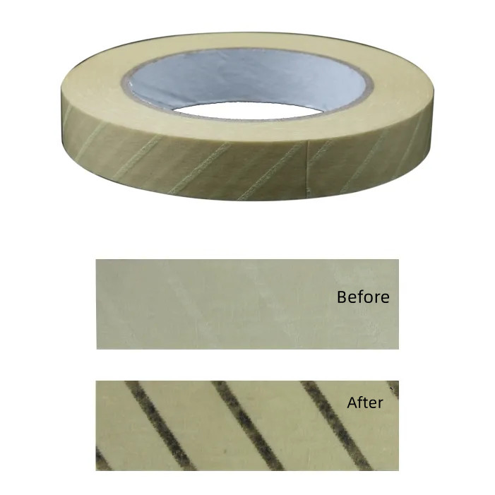 Self Adhesive Steam Sterilization Chemical Indicator Autoclave Tape