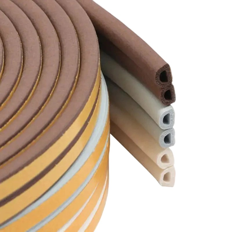 EPDM Foam D-Type Strip for Noise and Dust Reduction
