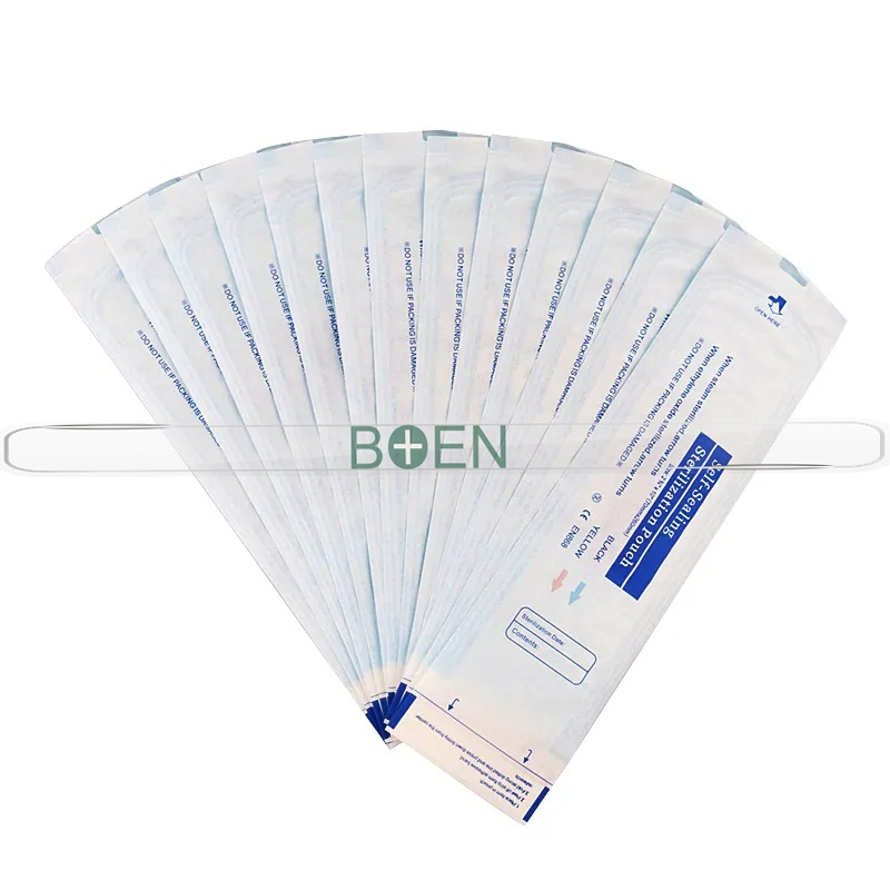 Self Sealing Sterilization Pouches Autoclave Sterilizer Bags Pouch for Dental Instruments
