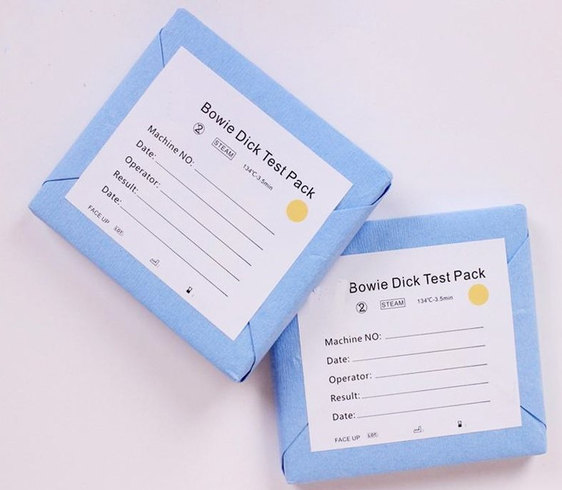 Medical Sterile Bowie Dick Test Pack for Steam Sterilization Indicator