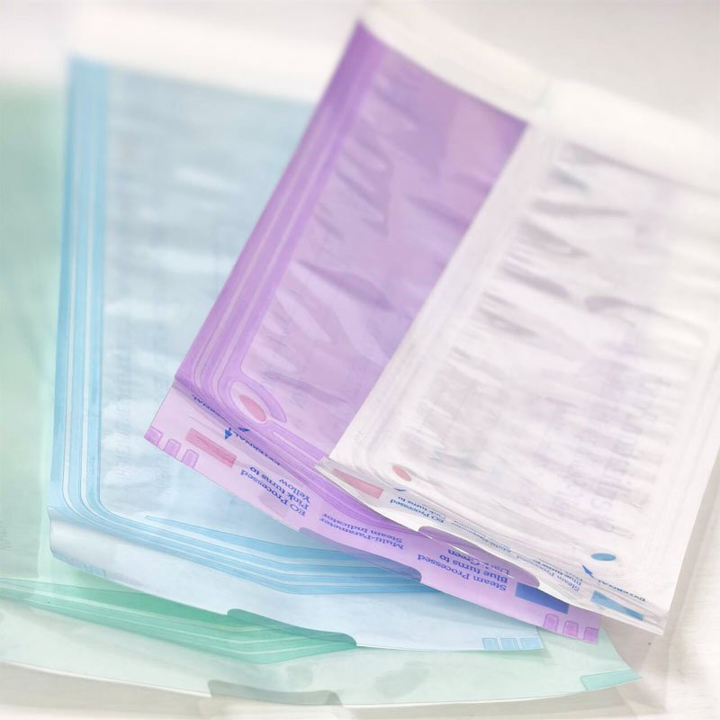 SJ Multicolor Dental Self-sealing Sterilization Pouch Sterilization Pouches for Autoclave