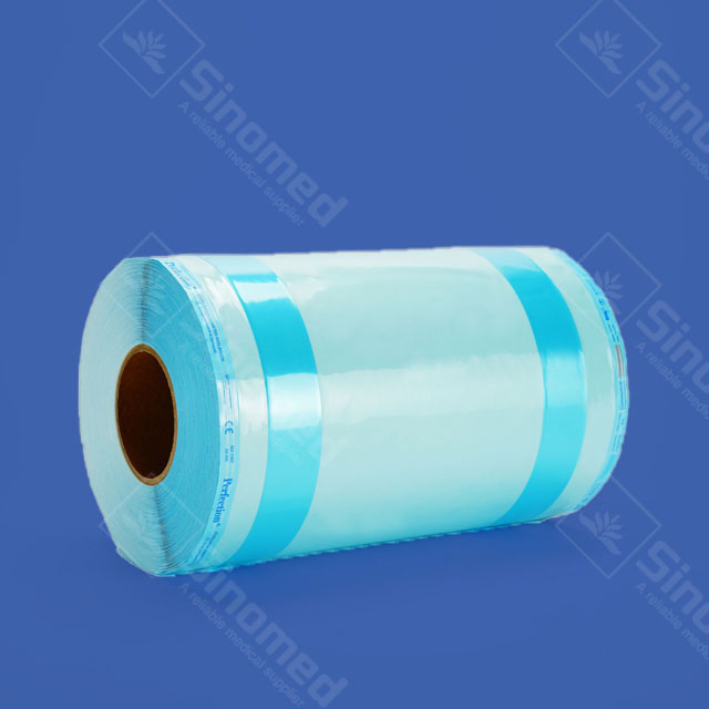 Heat Sealing Gusseted Rolls Medical Disposable Reel Packing Roll for Surgical Instrument