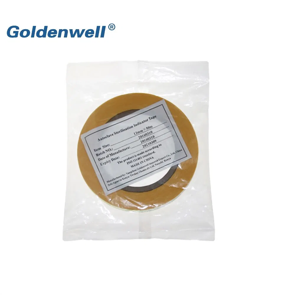Hot Sale Autoclave Steam Indicator Tape for Accurate Temperature Monitoring