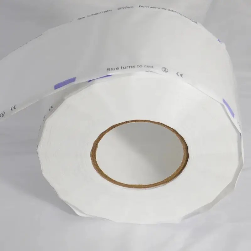 Plasma Sterilization Medical Disposable Tyvek Pouch Roll Packing Reel