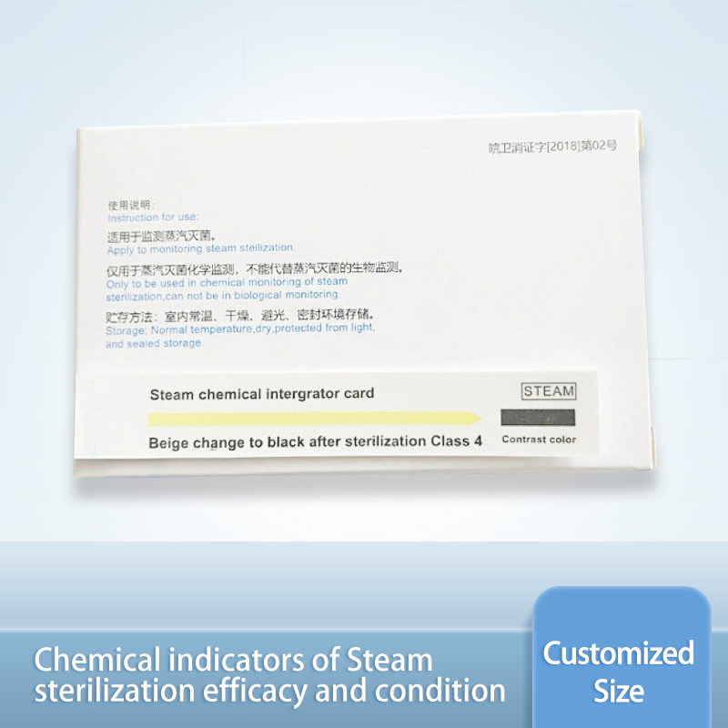 Customization Medical Device Class 4 5 6 Steam Sterilization Chemical Indicator Strips