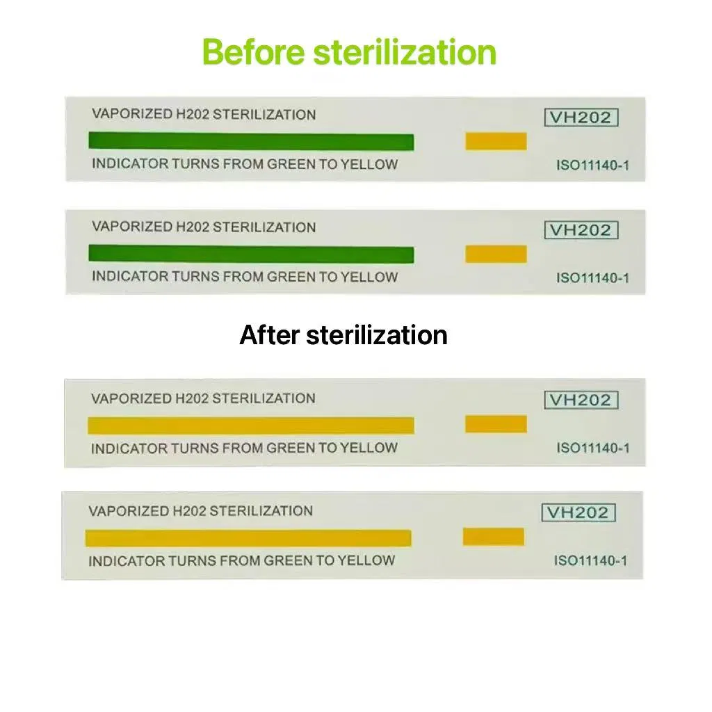 Chemical Indicators Strips for Steam Sterilization Level 4 Sterilization Biological Indicator Card Monitoring System