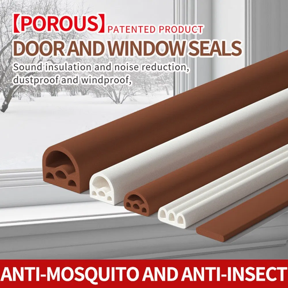 D-Type Weather Stripping Soundproofing and Windproof Door &amp; Window Seal Strip
