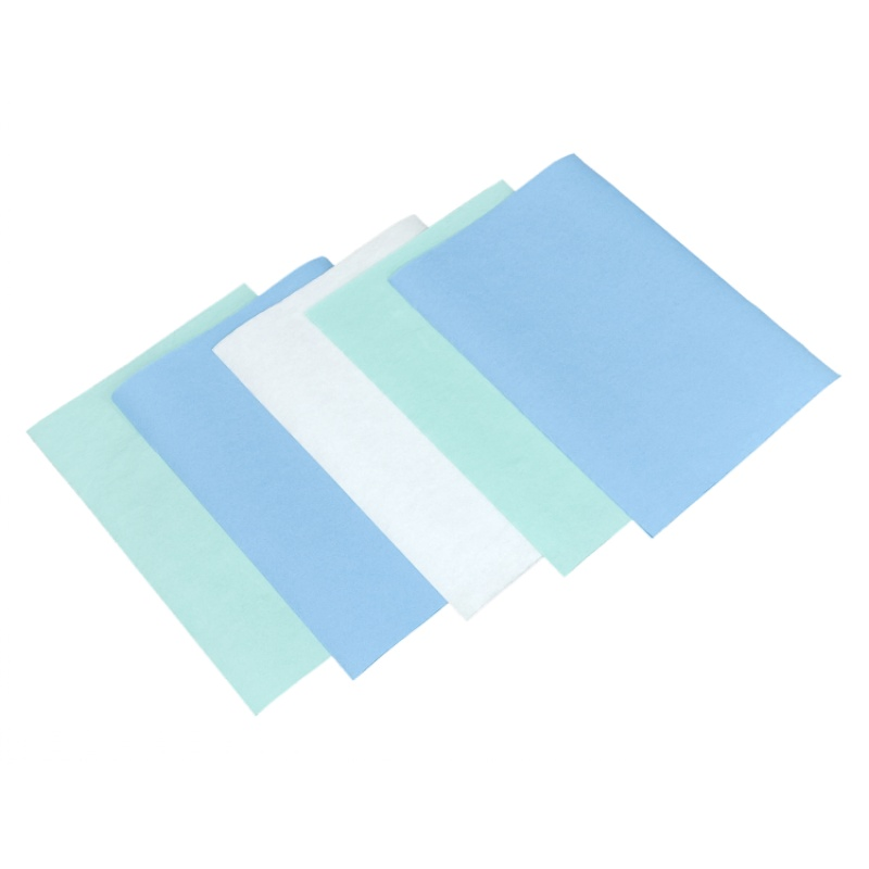 30X30cm Medical Grade Crepe Paper 45 GSM 60GSM Sterilization Crepe Paper Green