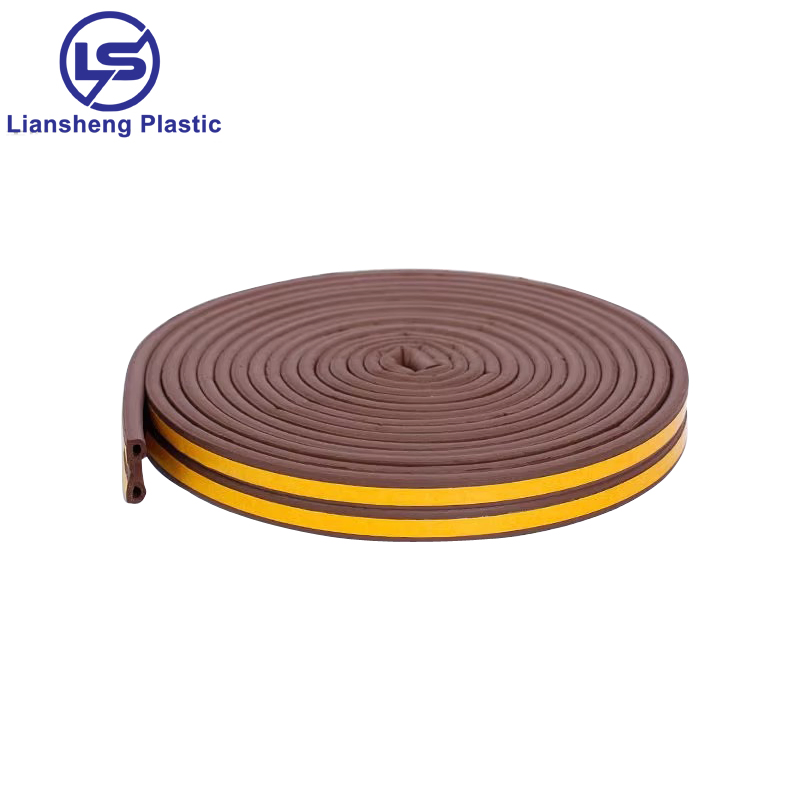 Draught Excluder Door and Window Weatherproof Self Adhesive EPDM Rubber Seal Strip Weather Strips P Type 9X4mm
