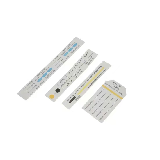 Chemical Indicators Strips for Steam Sterilization Level 4 Sterilization Biological Indicator Card Monitoring System