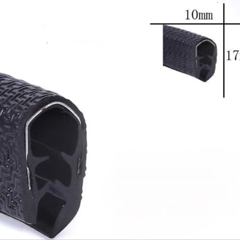 High-Quality Mechanical Stainless Steel and U-Type Rubber Protective Strip