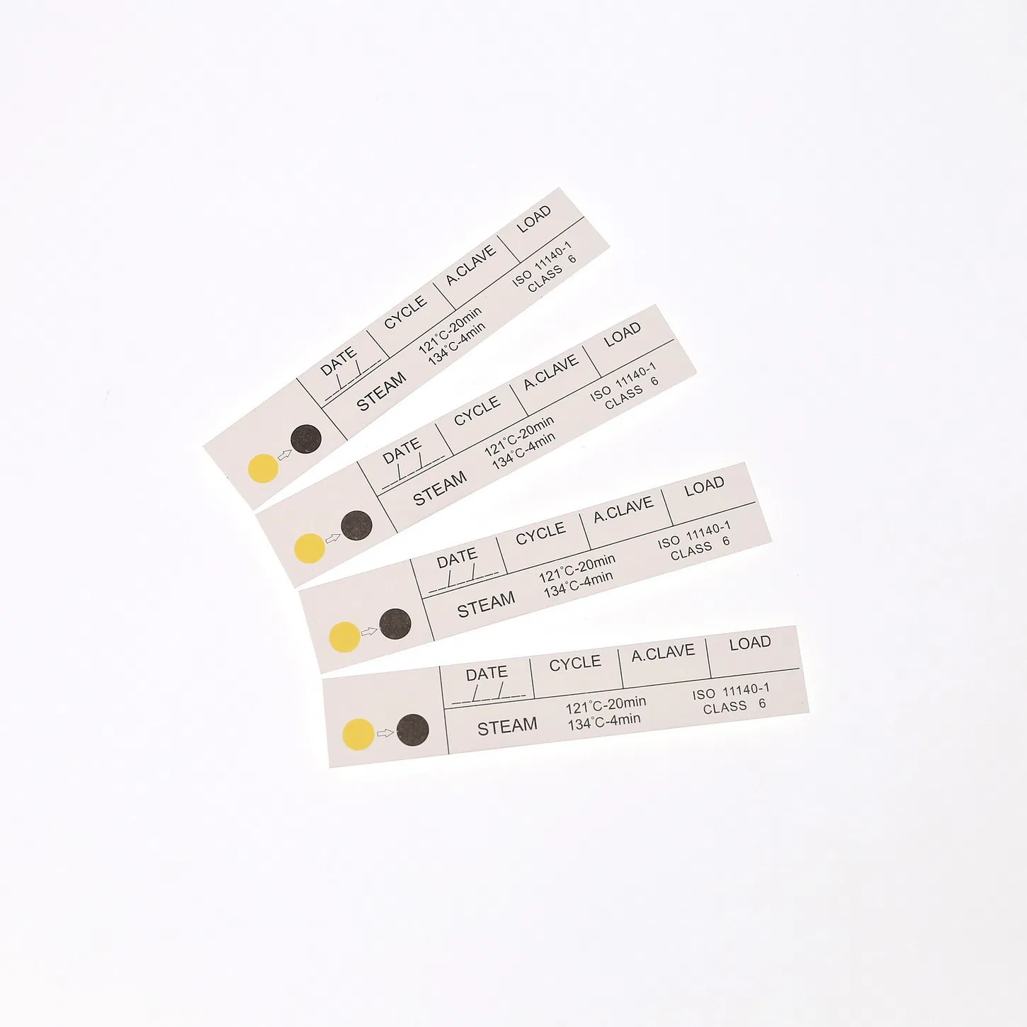 Chemical Plasma Sterilized Class 6 Steam Indicator Strip/ Label/ Tap for Sterilization Process Control