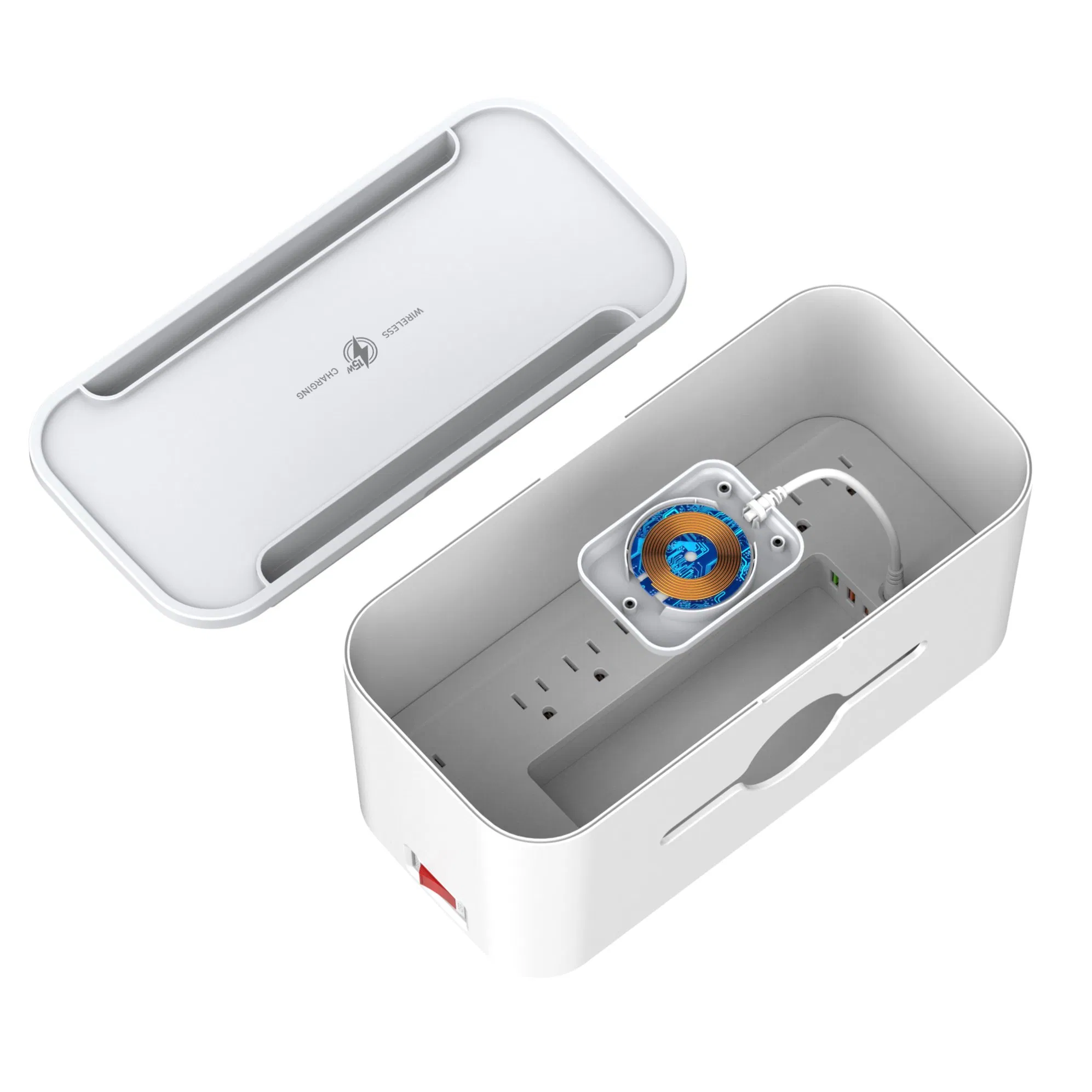 Ldnio Sn5311W 5 Us Outlets Charging Station Type Management Power Strip Support Wireless Charging and 20W Pd Fast Charging