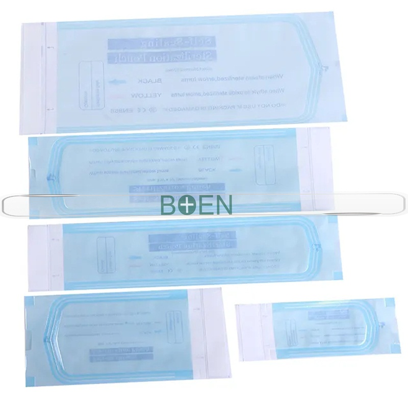 Self Sealing Sterilization Pouches Autoclave Sterilizer Bags Pouch for Dental Instruments
