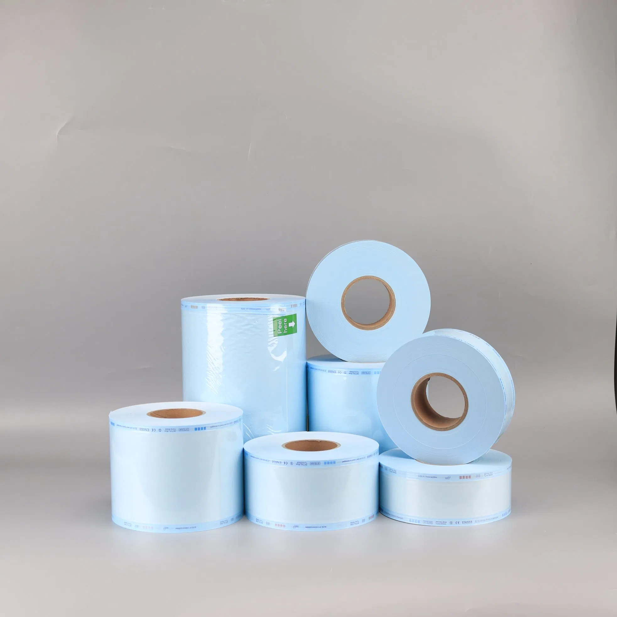 Sterilization Factory Direct Supply Medical Heat Sealing Sterilization Pouches Autoclave Packing Reels