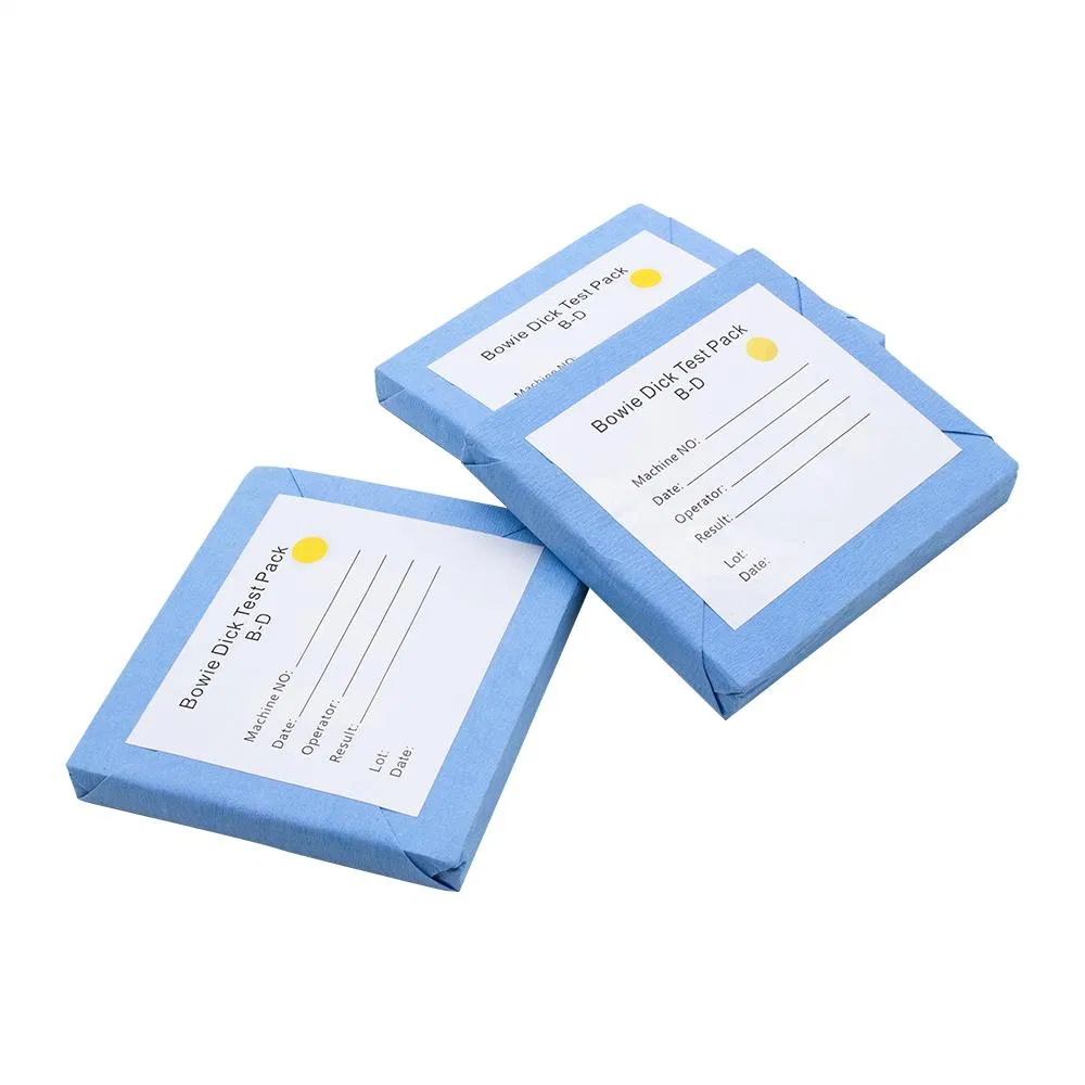 Steam Sterilization Bowie Dick Test Pack for Monitoring Steam Sterilization